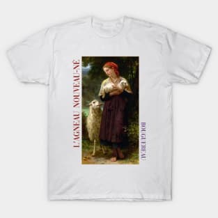 The Newborn Lamb by Bouguereau T-Shirt